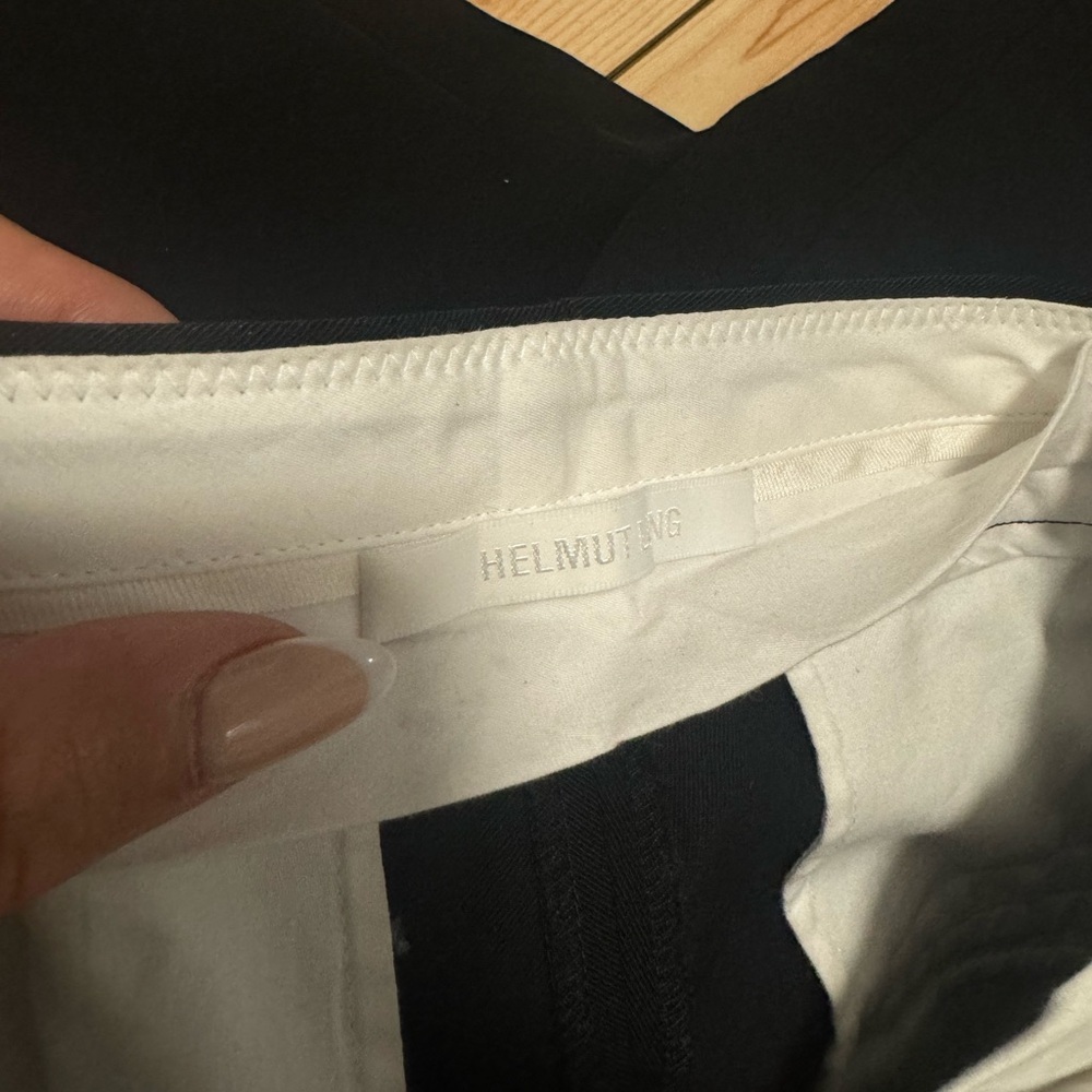 Helmut Lang Elegant Black Trousers